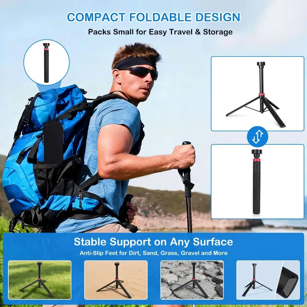 Ultra-Stable Low-Profile Starlink Mini Tripod Ground Mount - Image 6